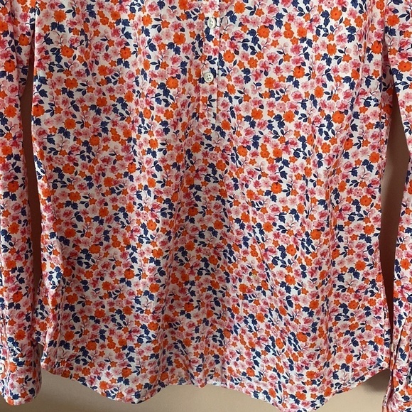 Talbots floral button down top - Picture 4 of 5